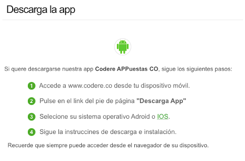 codere app
