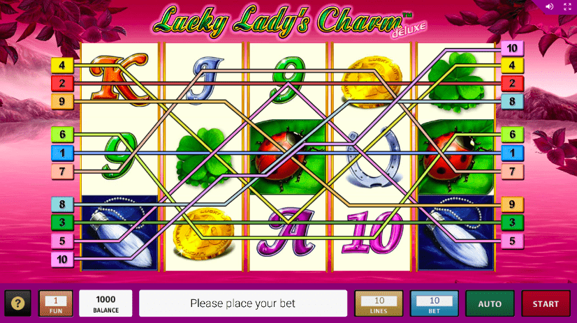 lucky lady charm juego gratis