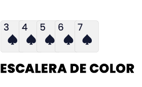 escalera de color poker