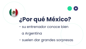 Argentina vs. México copa del mundo 2022