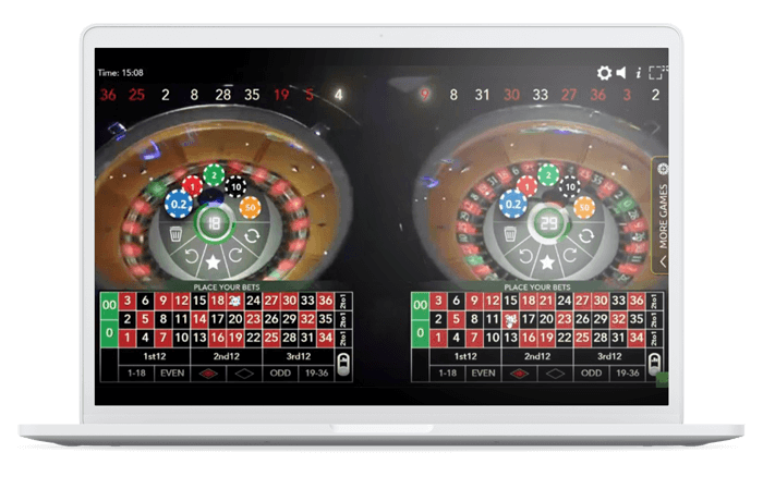double wheel roulette en vivo para ganar dinero real