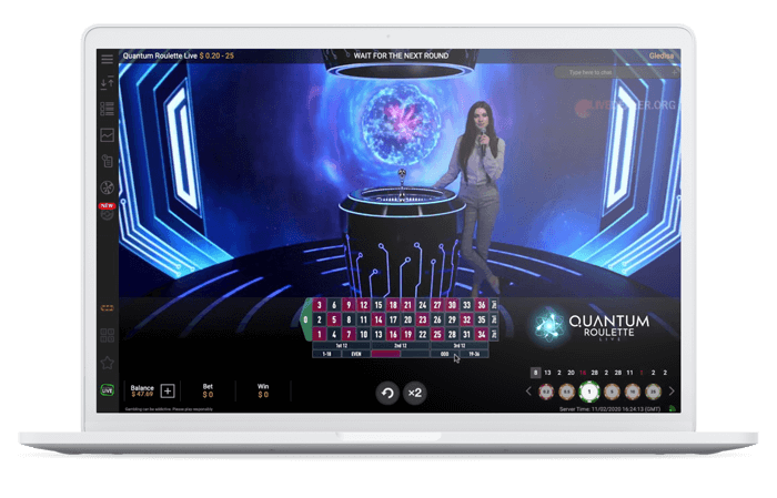 quantum roulette juegos en vivo