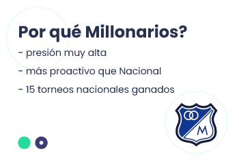 favoritos liga colombiana 2023 millonarios
