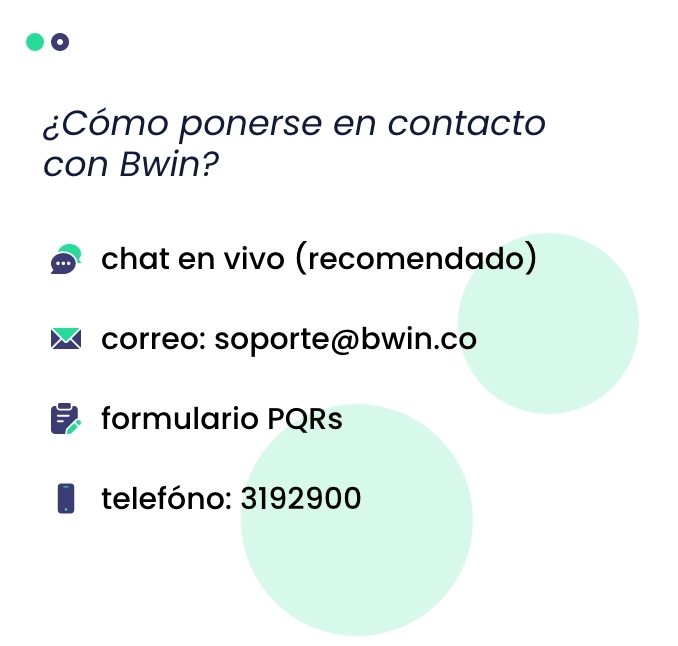 cómo ponerme en contacto con bwin